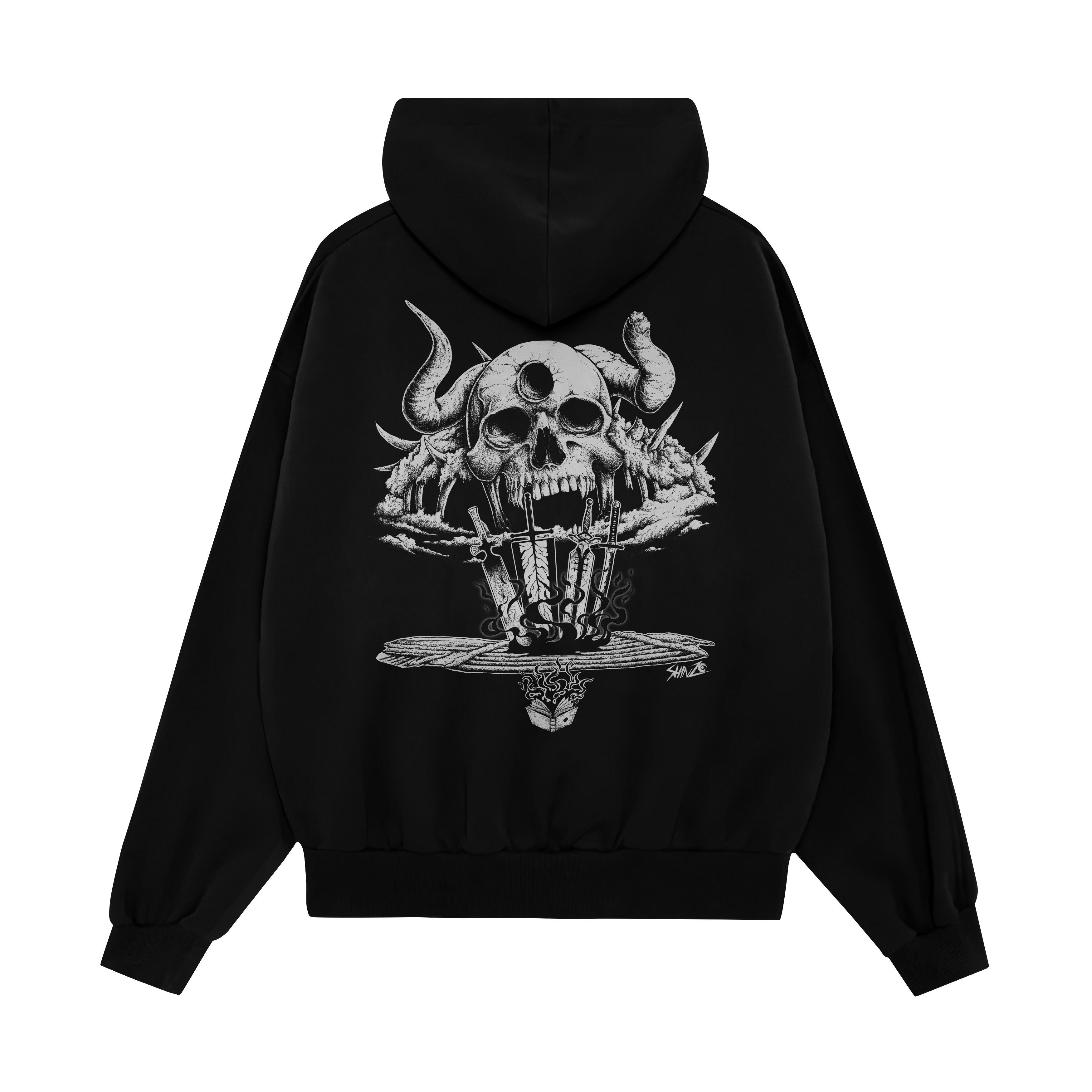 SKULL ISLAND X SWORDS - OVERSIZED HOODIE