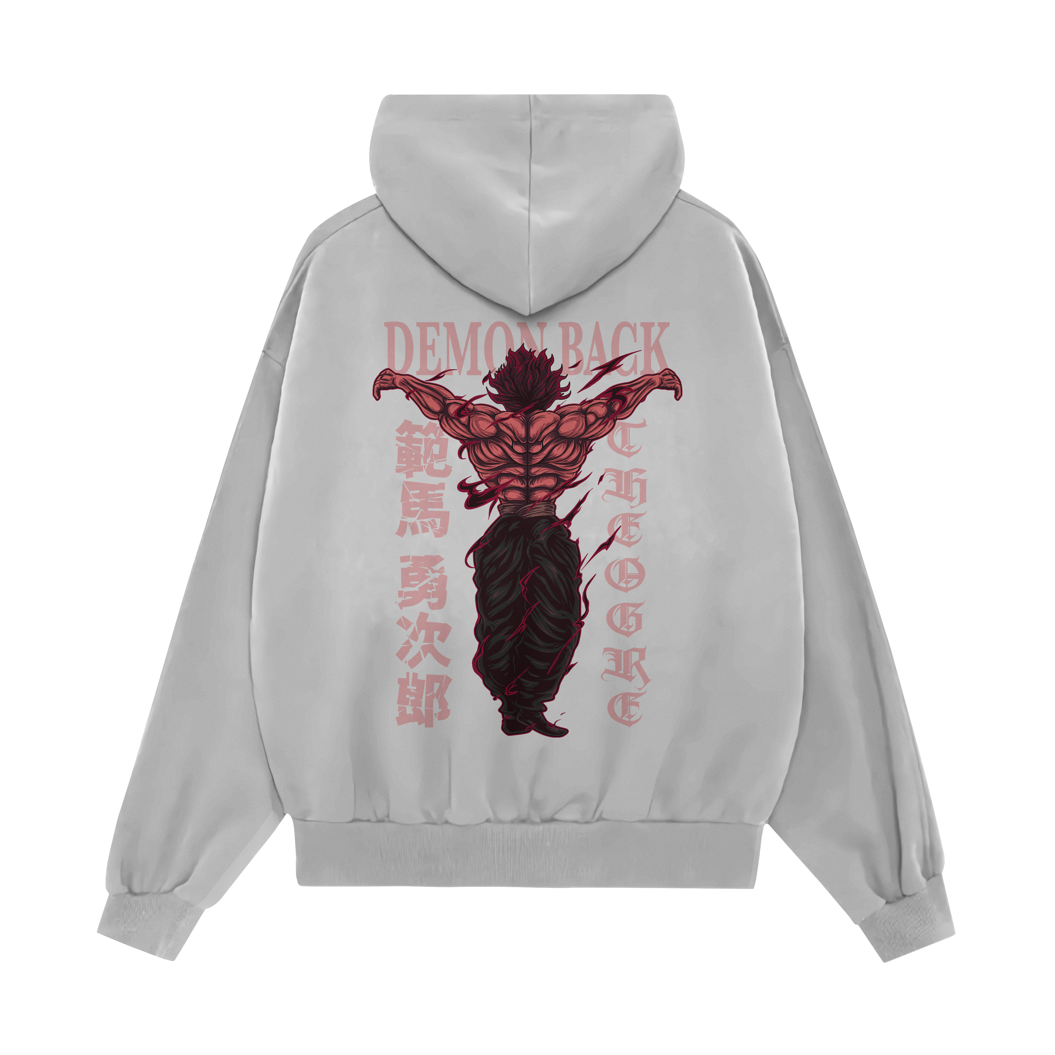 YUJIRO X DEMON BACK - OVERSIZED HOODIE