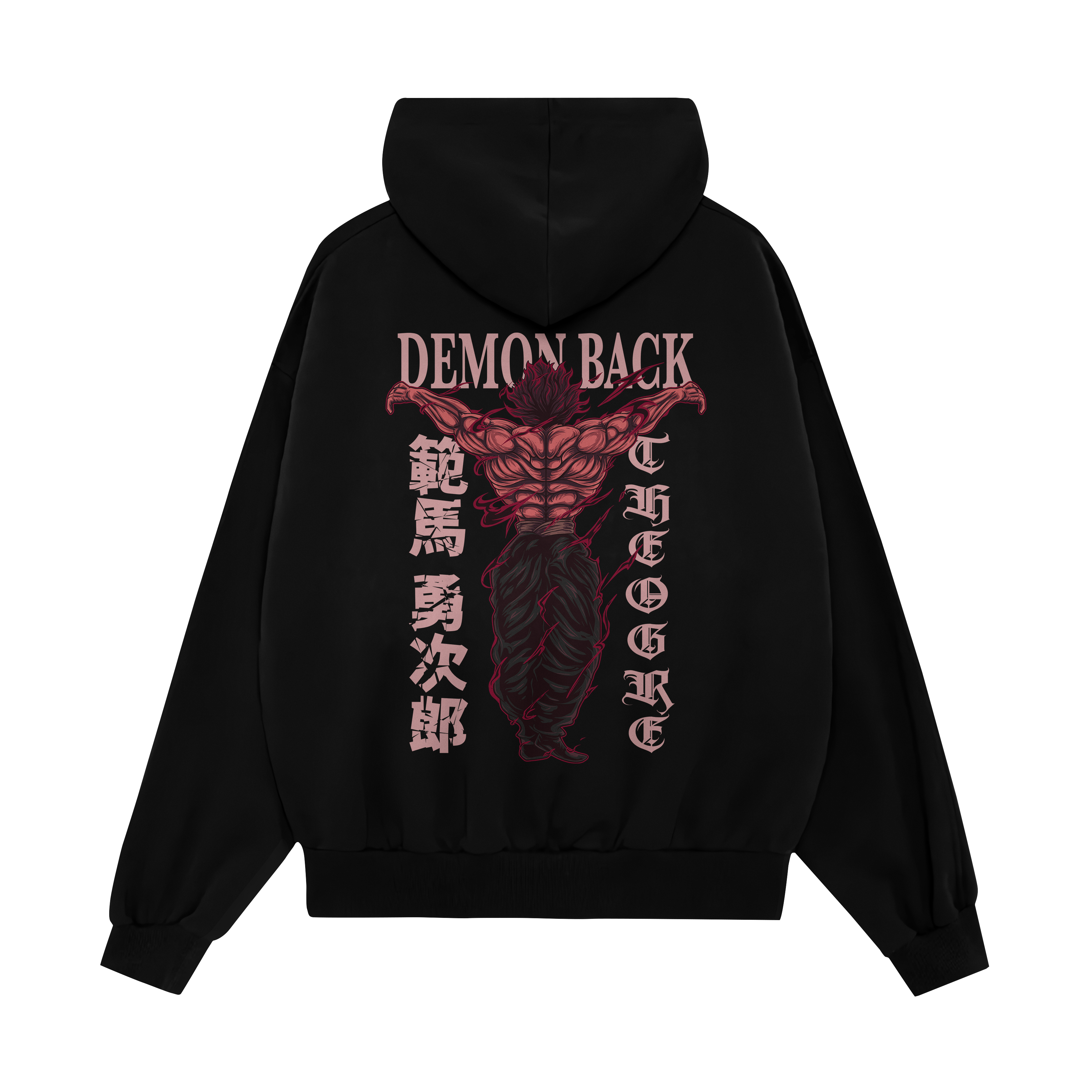YUJIRO X DEMON BACK - OVERSIZED HOODIE