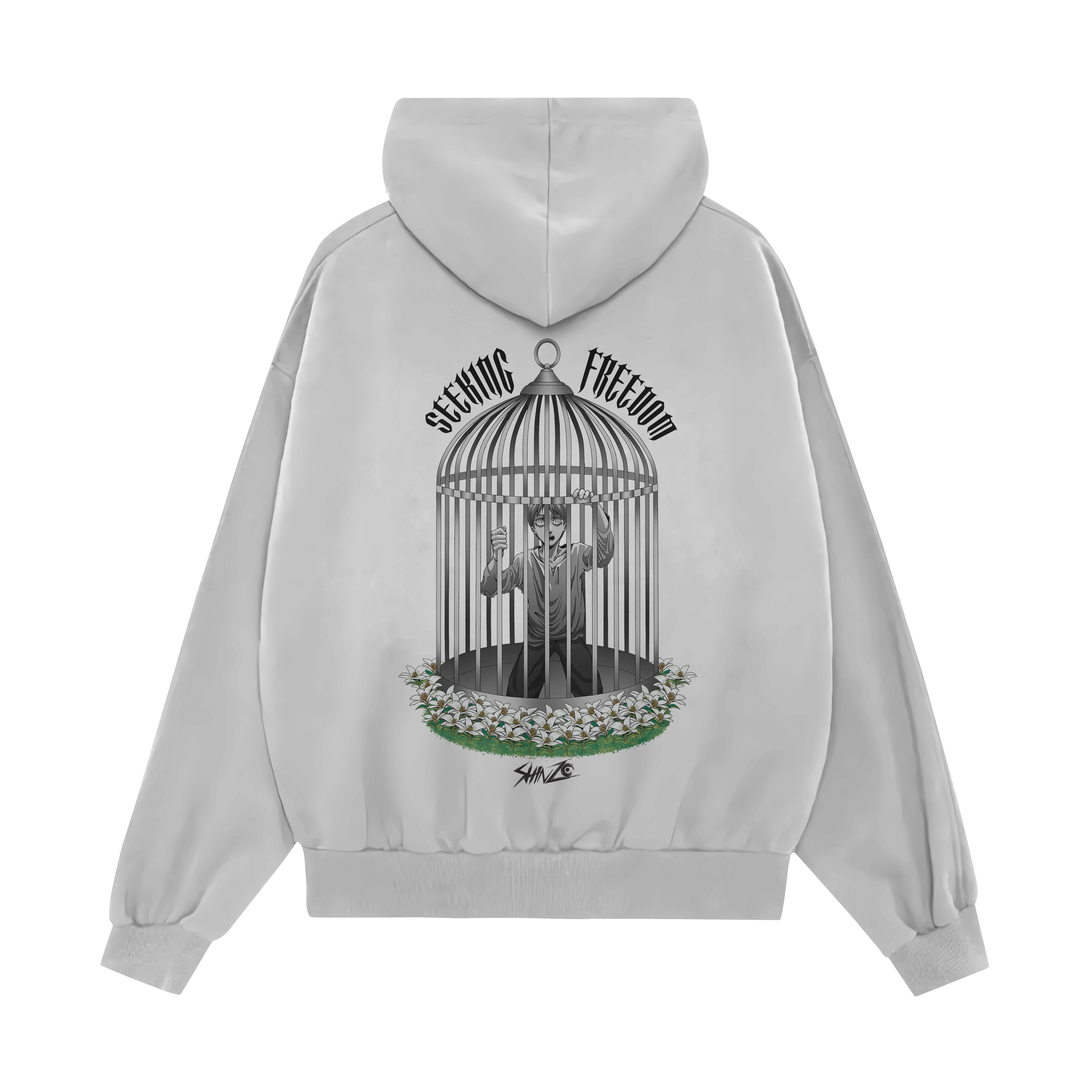 EREN X SEEKING FREEDOM - OVERSIZED HOODIE