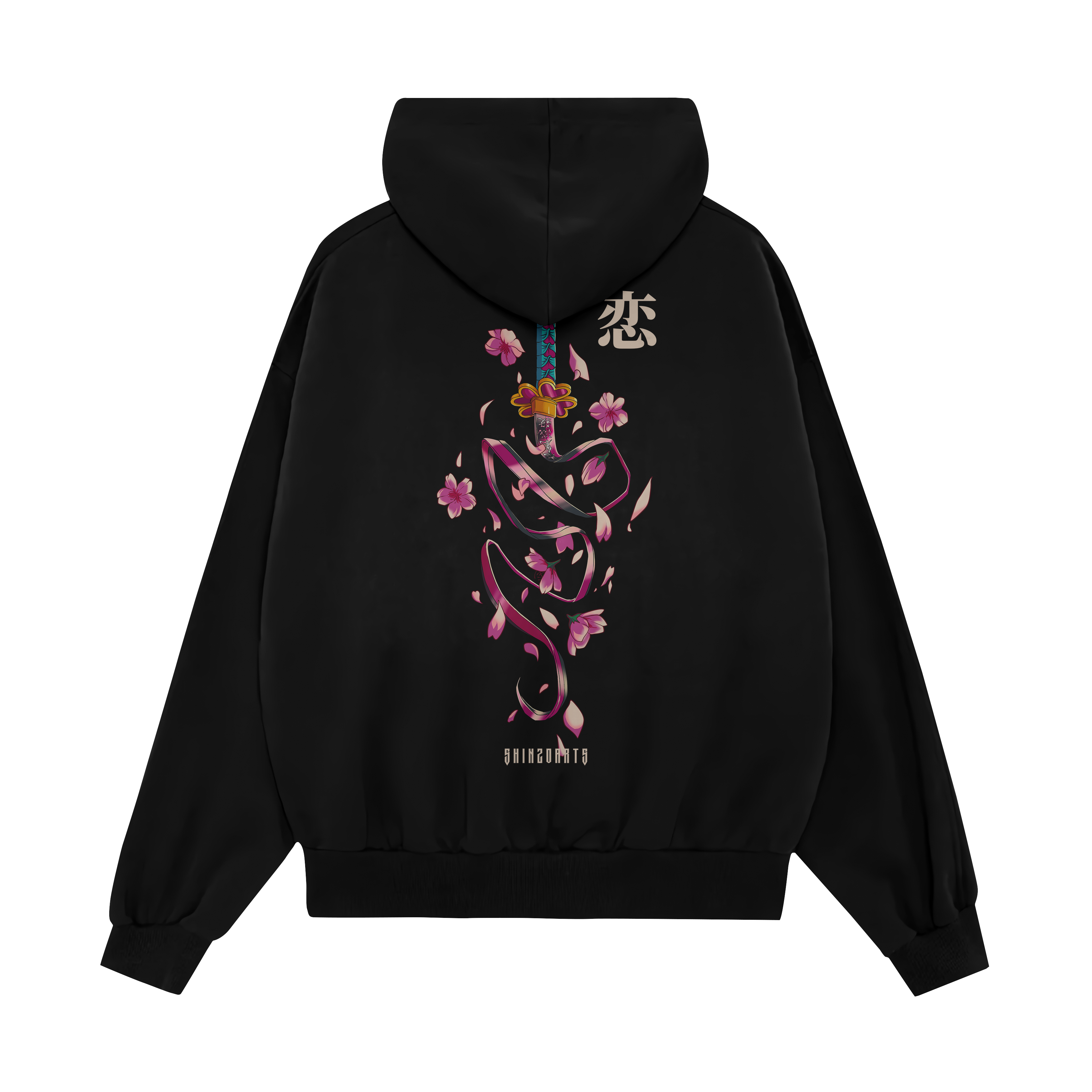 FLOWER SWORD - OVERSIZED HOODIE