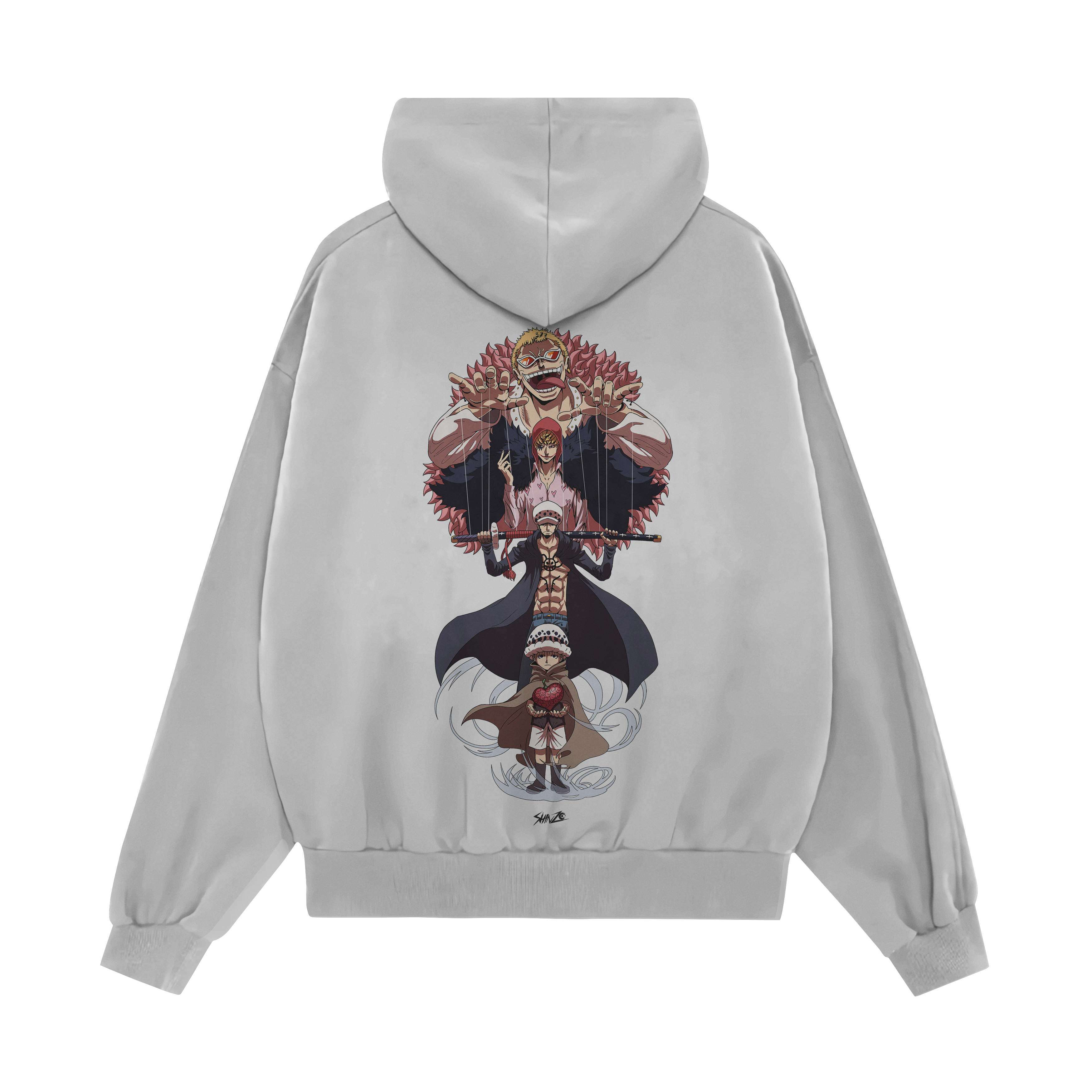 LAW X CORAZON X DOFLAMINGO - OVERSIZED HOODIE