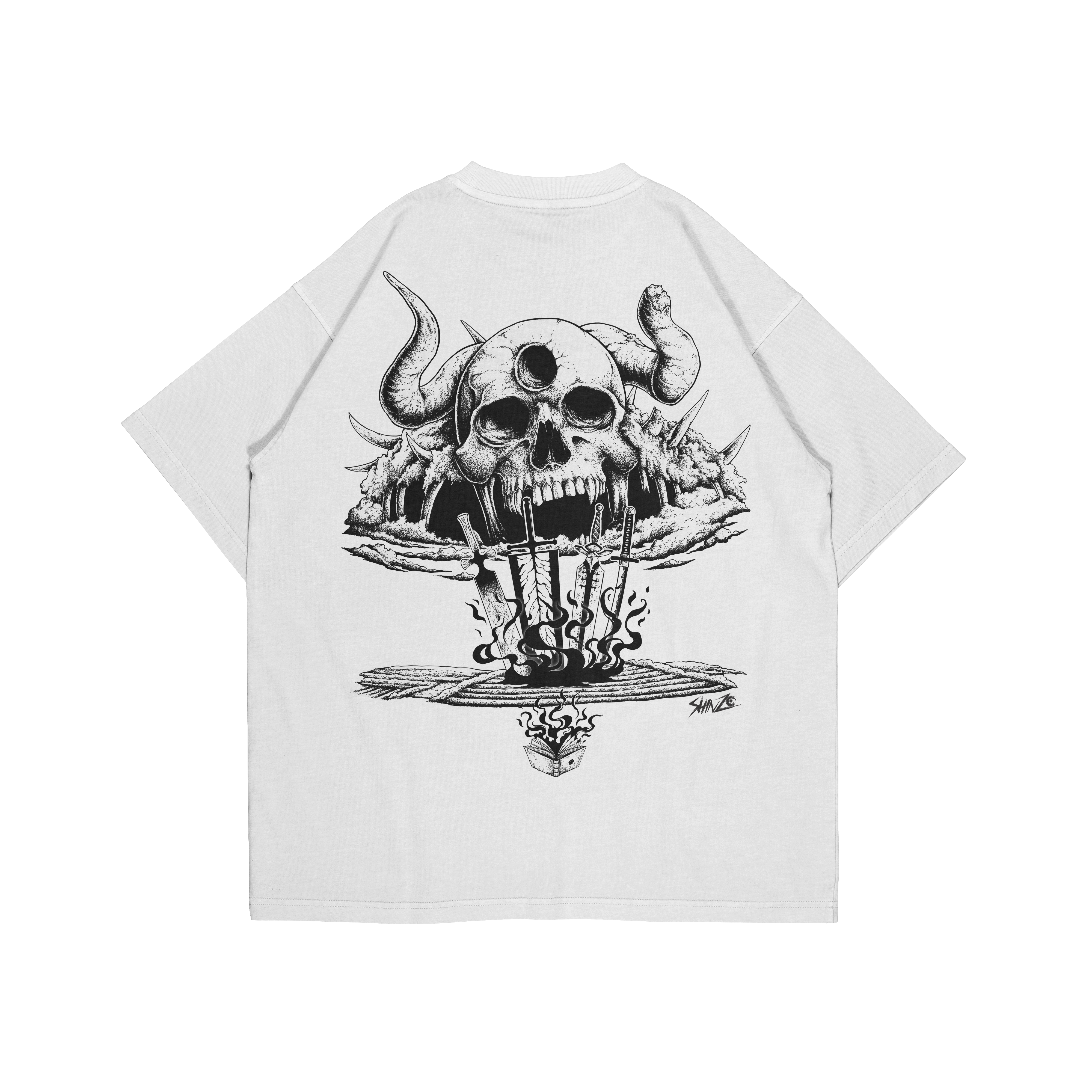 SKULL ISLAND X SWORDS - OVERSIZED SHIRT