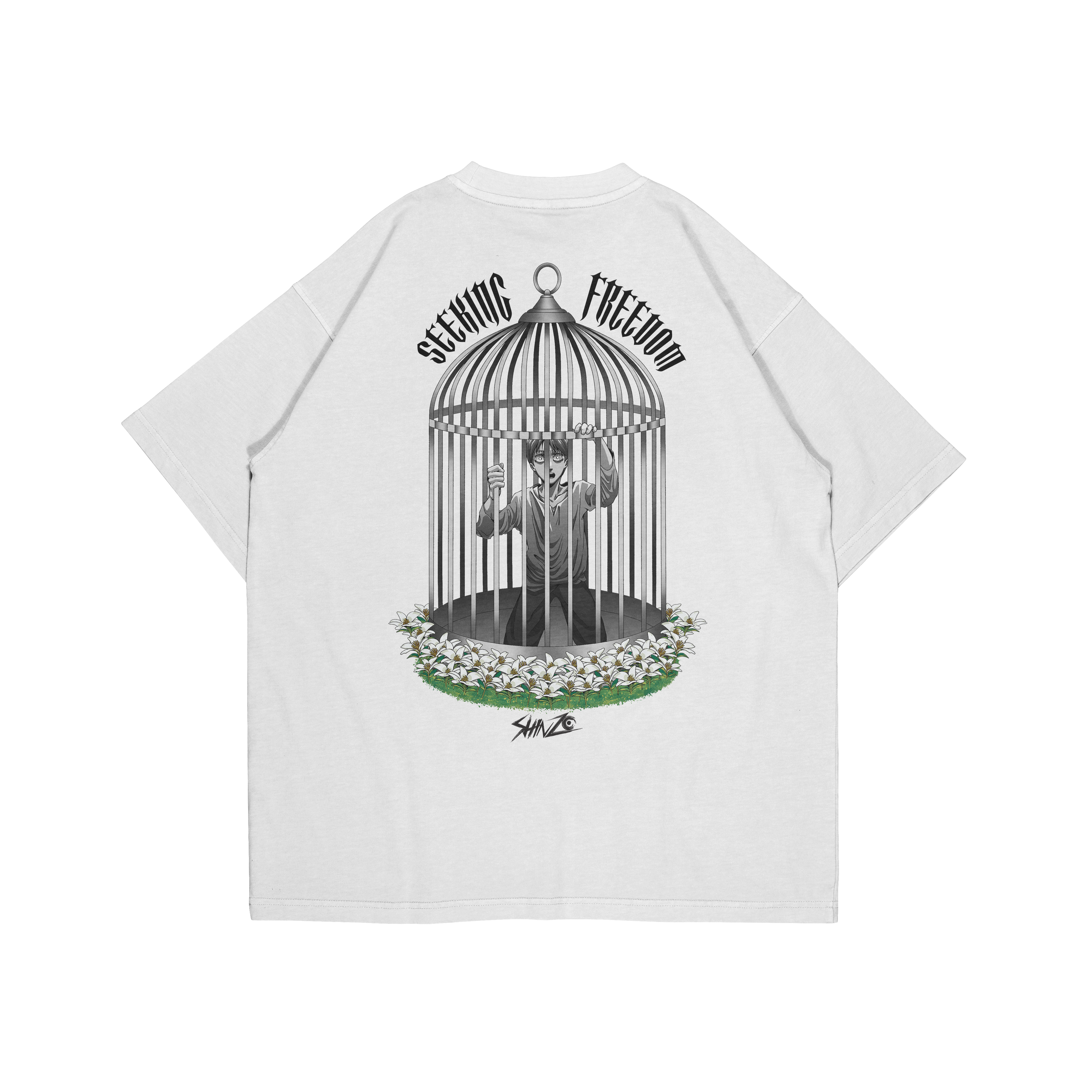 EREN X SEEKING FREEDOM - OVERSIZED SHIRT