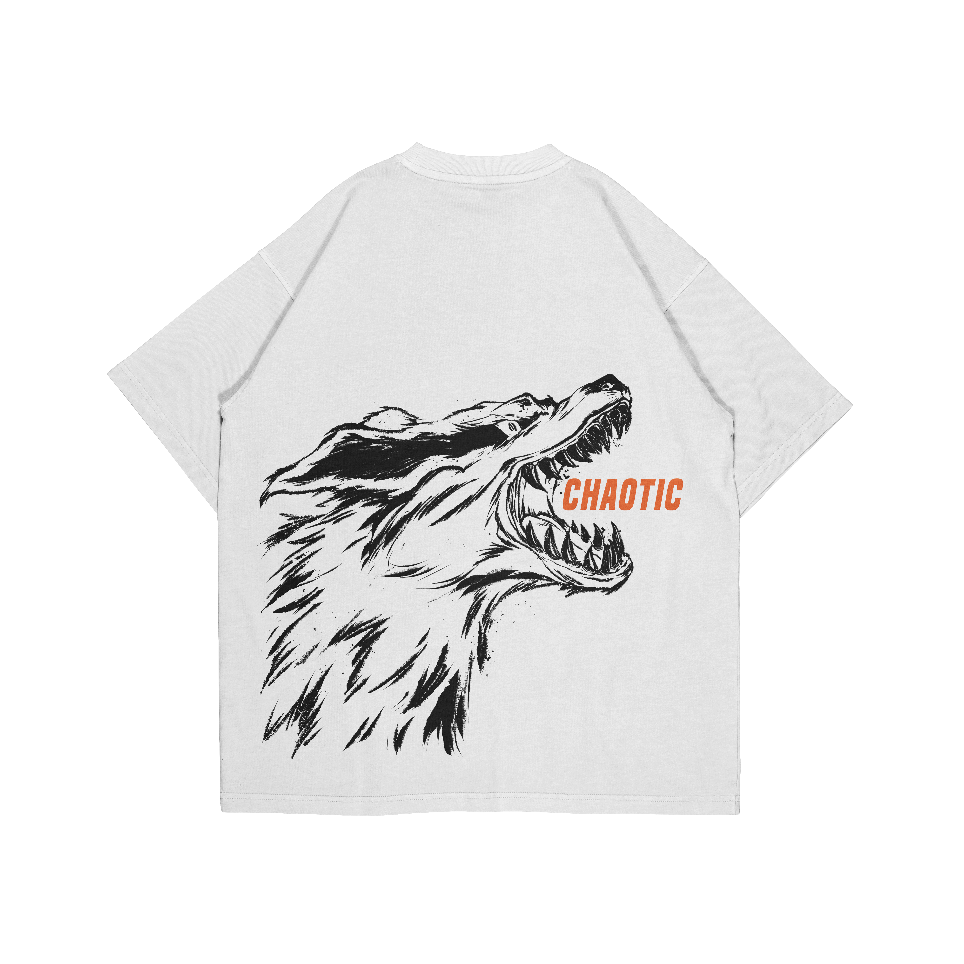 CHAOTIC - WHITE OVERSIZED SHIRT