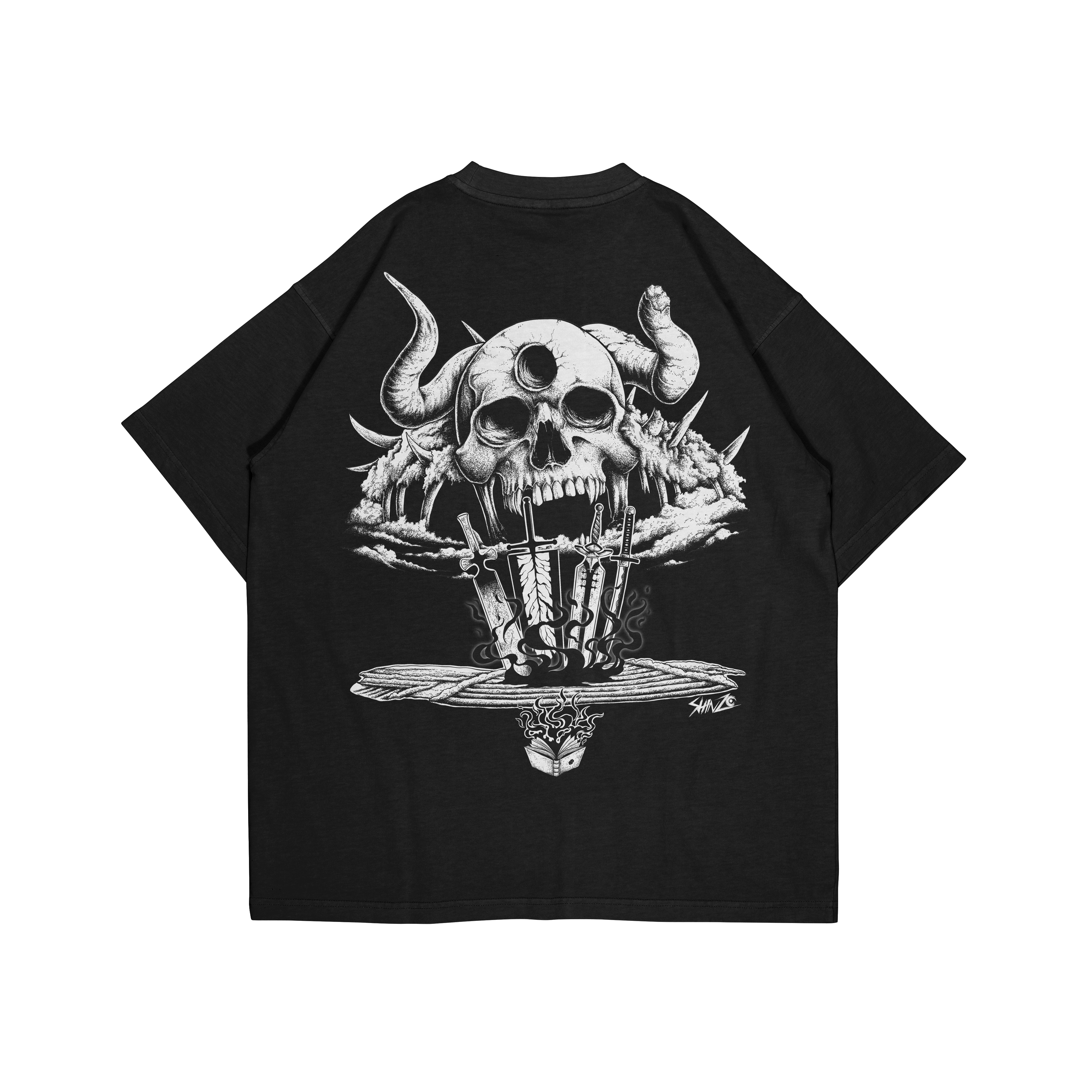 SKULL ISLAND X SWORDS - OVERSIZED SHIRT