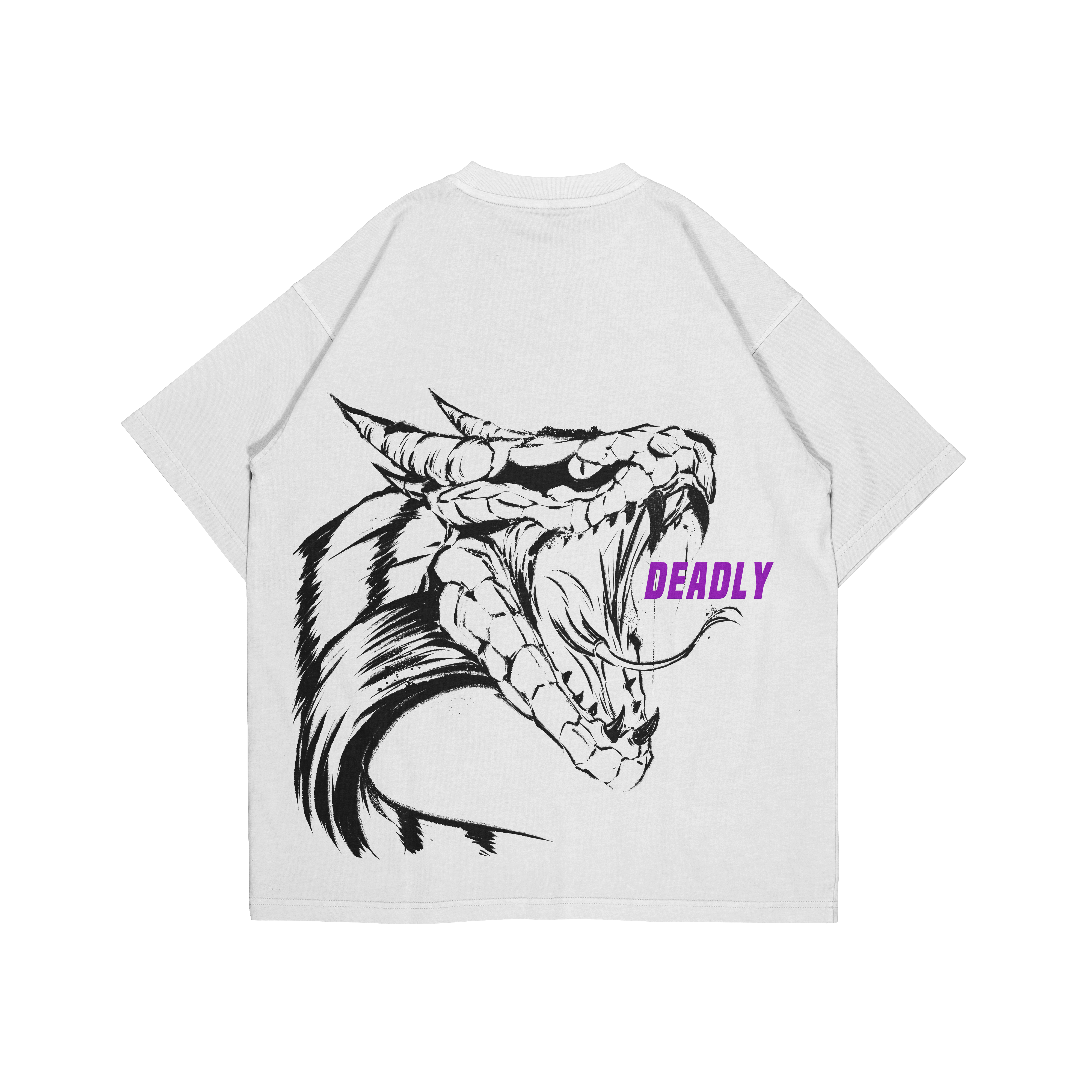 DEADLY - WHITE OVERSIZED SHIRT