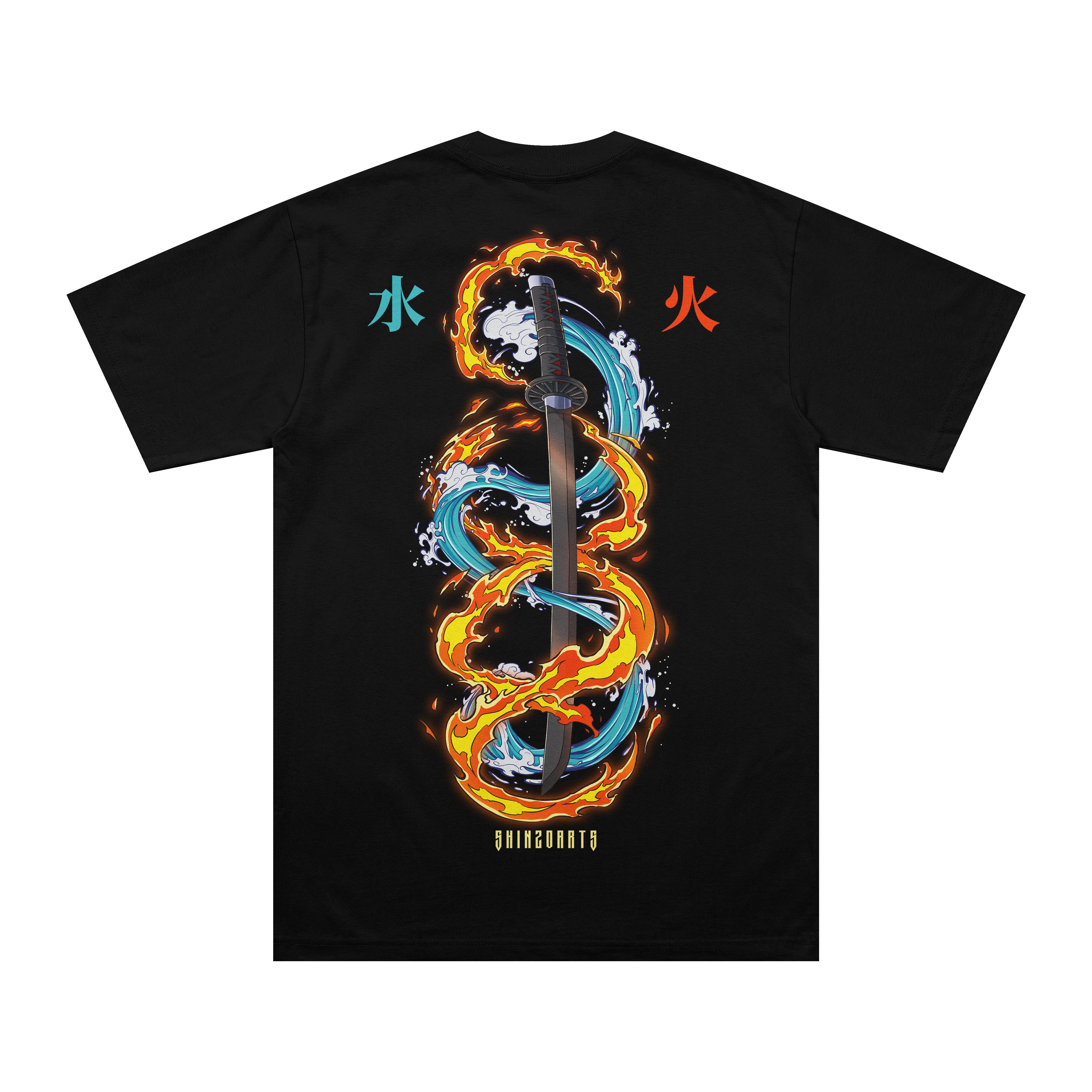 FIRE AND WATER SWORD - BASIC SHIRT